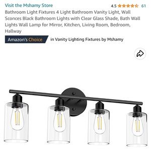 Bathroom light fixture